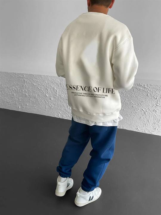 Off-White "Essence" Printed Oversize Sweatshirt