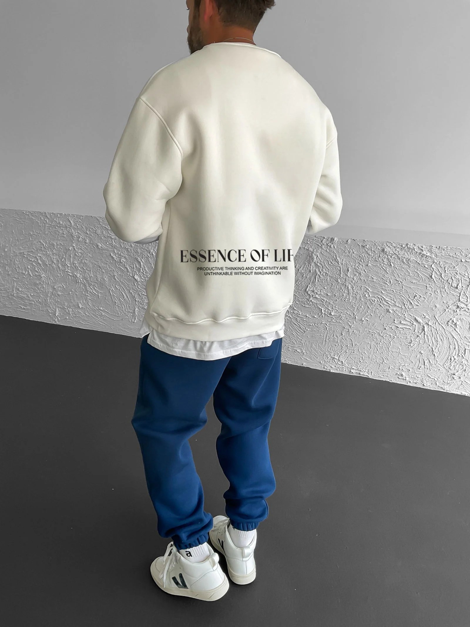 Off-White "Essence" Printed Oversize Sweatshirt