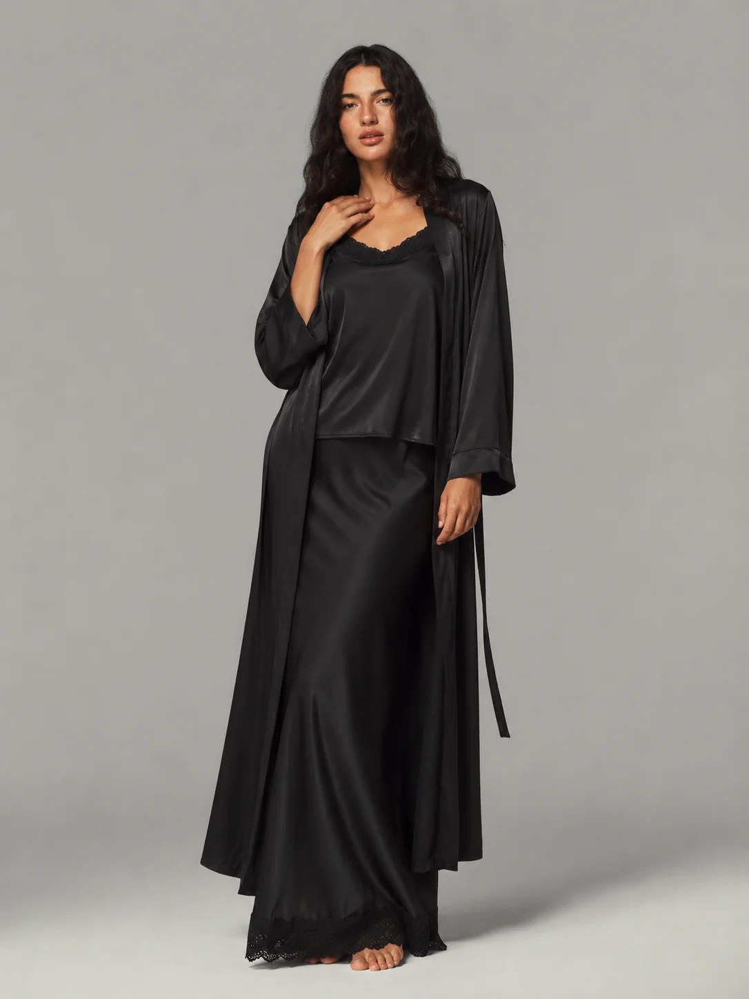Soft Power Black PJ Set