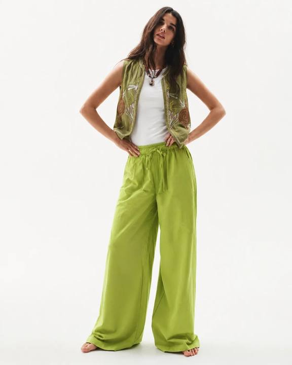 Emotionally Unavailable Lime-Green Pants