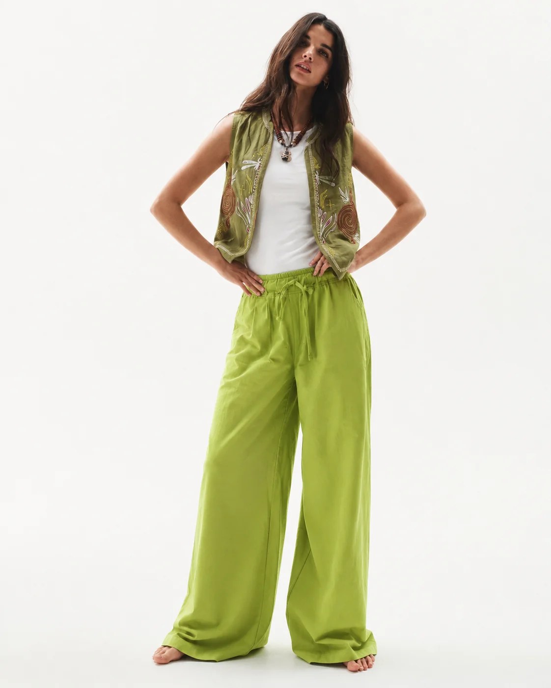 Emotionally Unavailable Lime-Green Pants