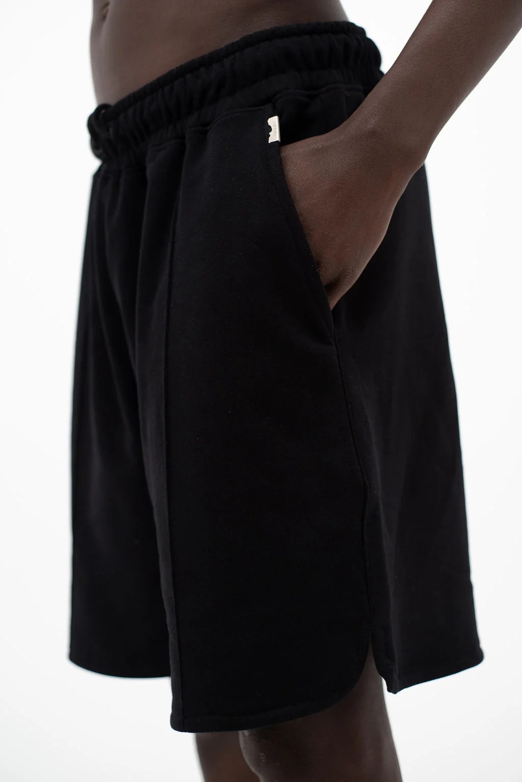 Black Laid-Back Shorts