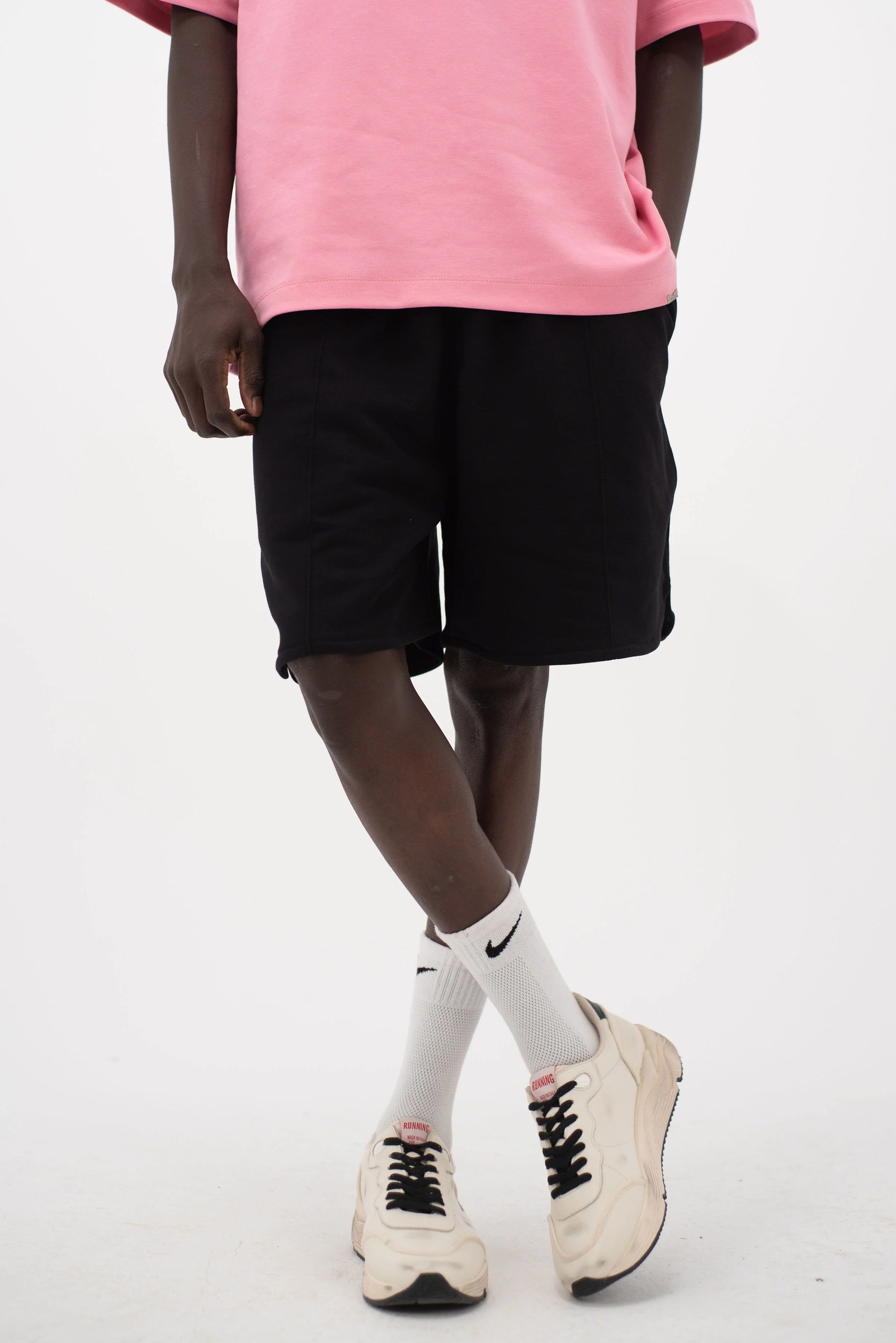 Black Laid-Back Shorts