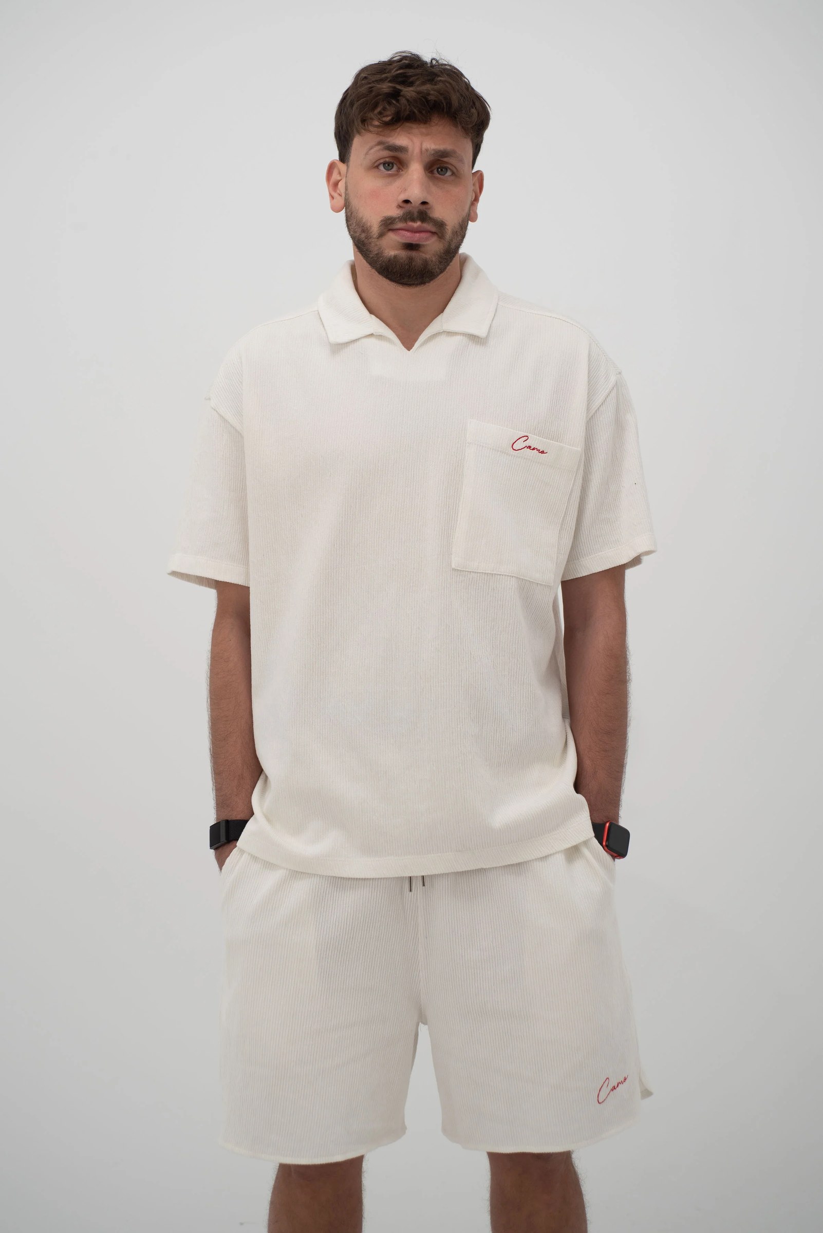 White Co-Ord Polo Set