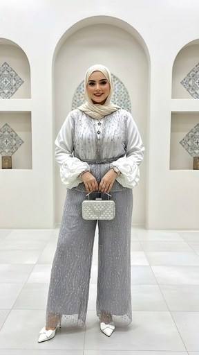 Embroidered Lace Suit