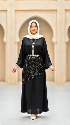 Embroidered Layered Suit