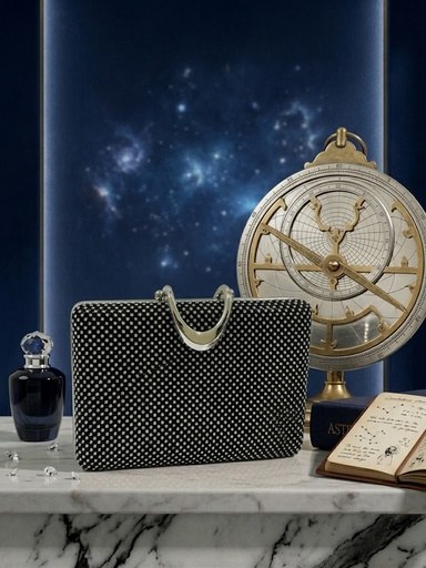 Sparkling Midnight Clutch