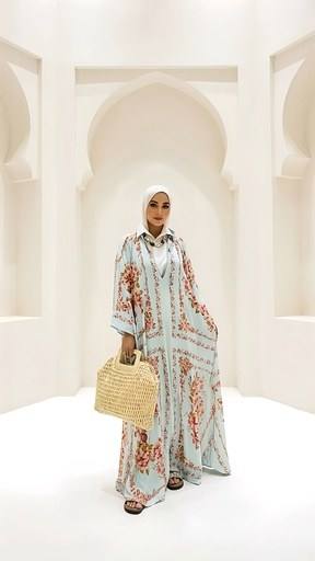 Floral Printed Abaya
