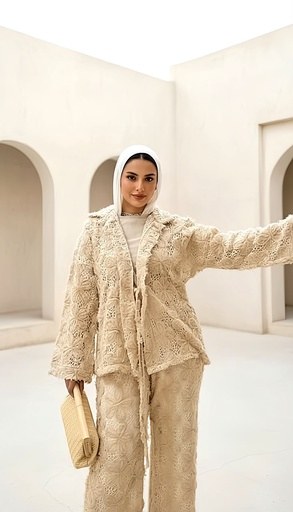 3D Floral Lace Mesh Suit