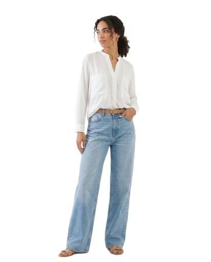 Relaxed Sheer Blouse