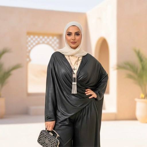 Metallic Knotted Evening Set