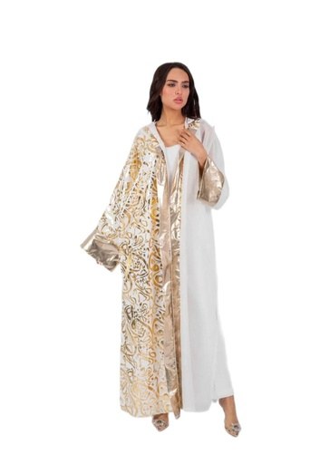 Ramadan Gold Printed Kaftan