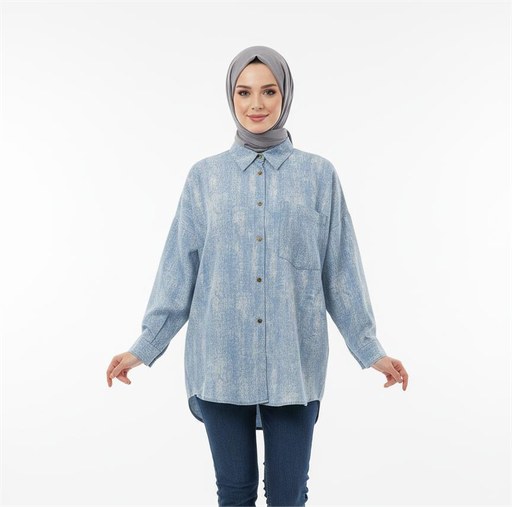 Denim Splash Jacket
