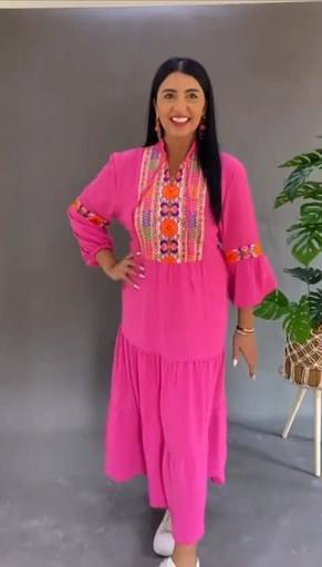 Indian Layered Klosh Dress