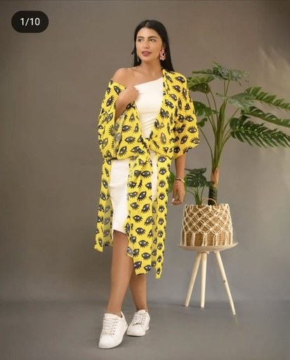 Envy Eye Chiffon Kimono