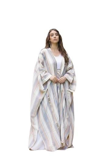 Embroidered Linen Kaftan