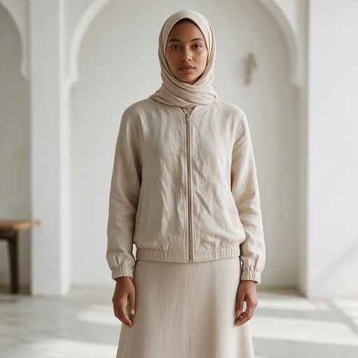 Linen Skirt Suit(C)(2p)