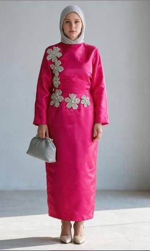 Embroidered Organza Skirt Suit