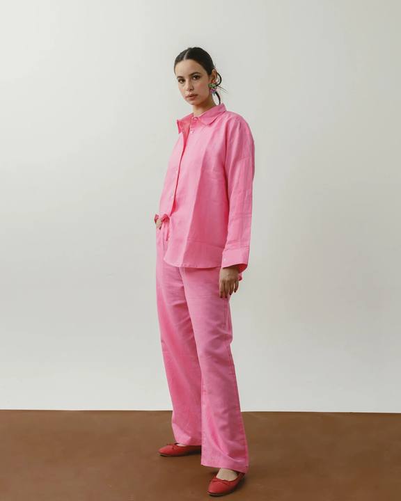 Bubble Gum Linen Set