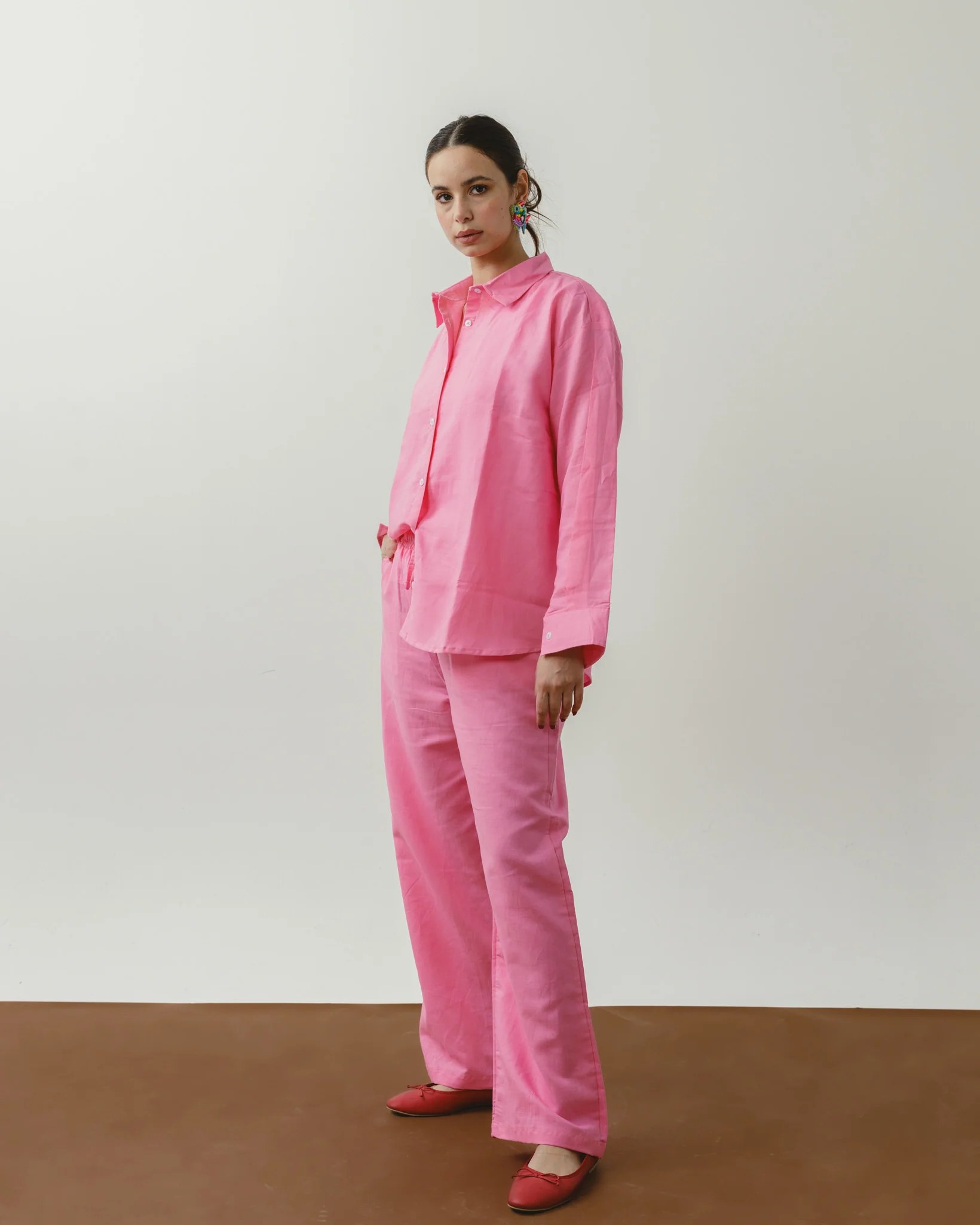 Bubble Gum Linen Set