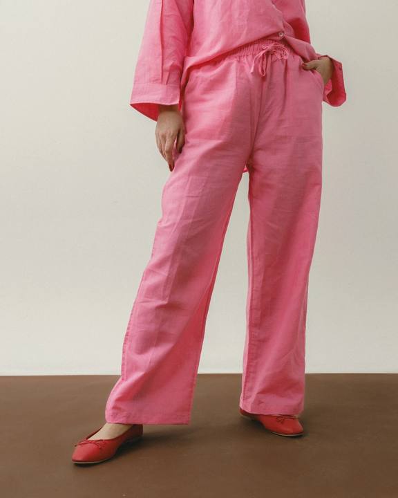 Bubble Gum Linen Pants