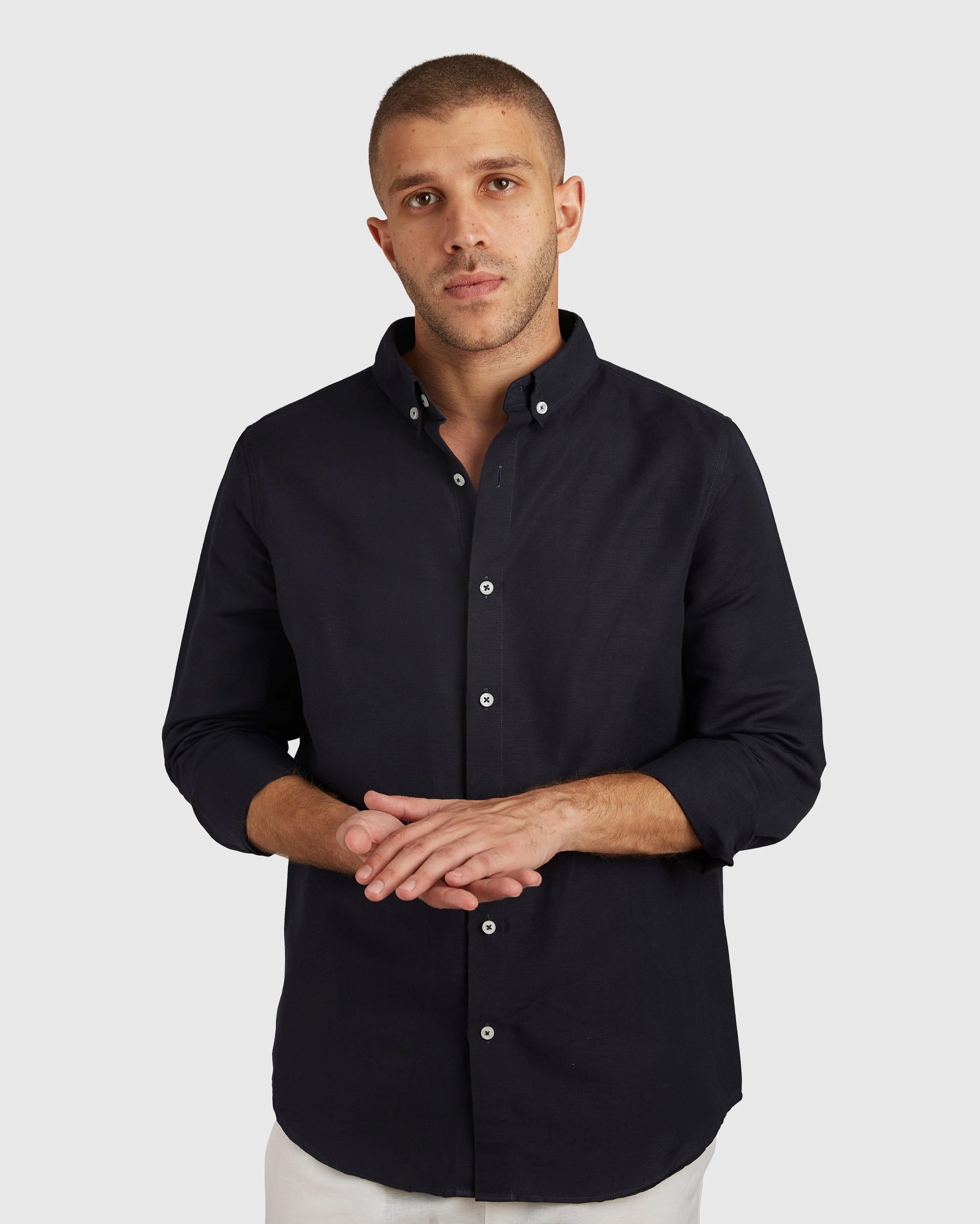Slim Fit Linen Shirt