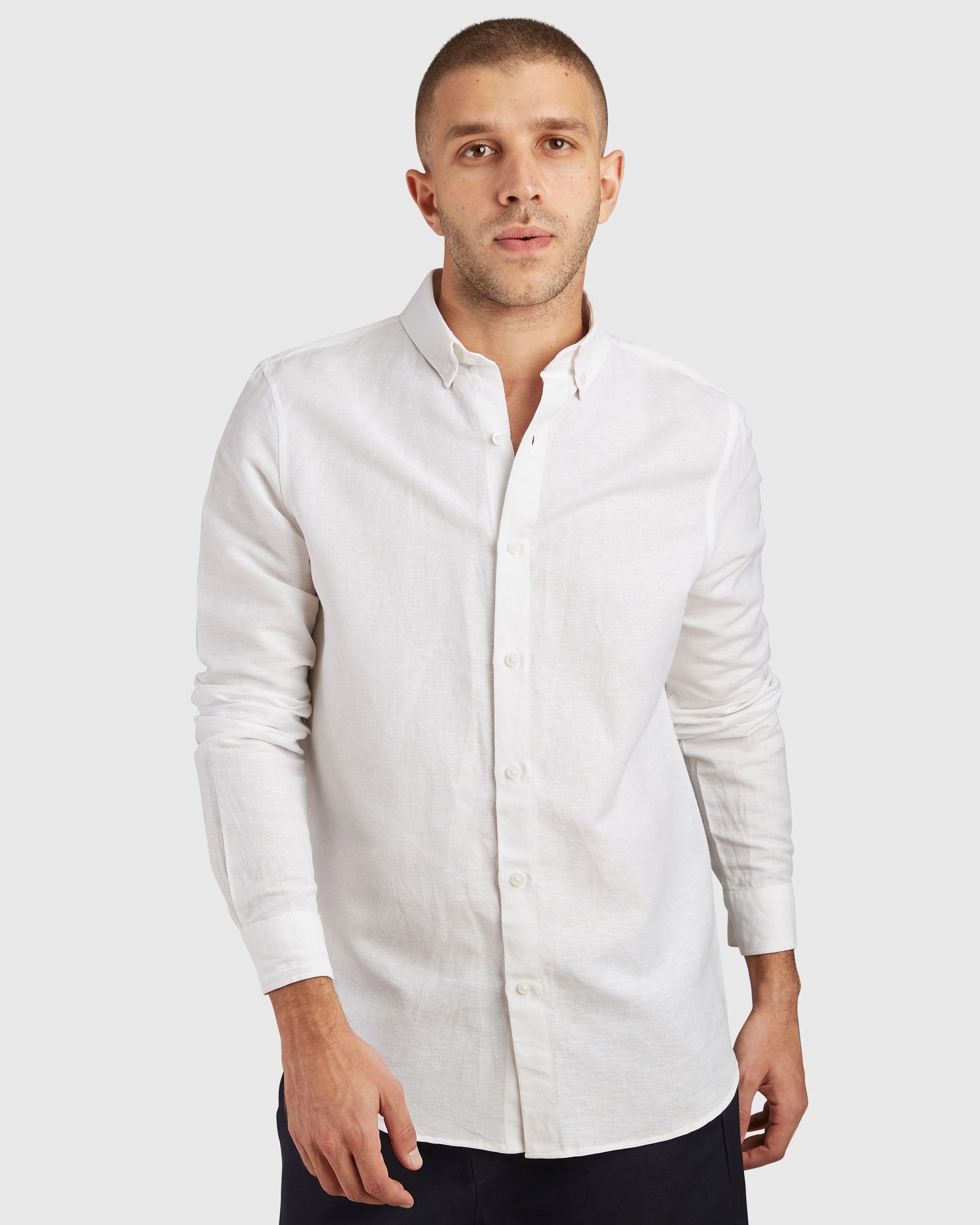 Slim Fit Linen Shirt