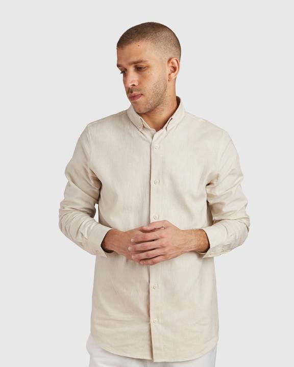Slim Fit Linen Shirt