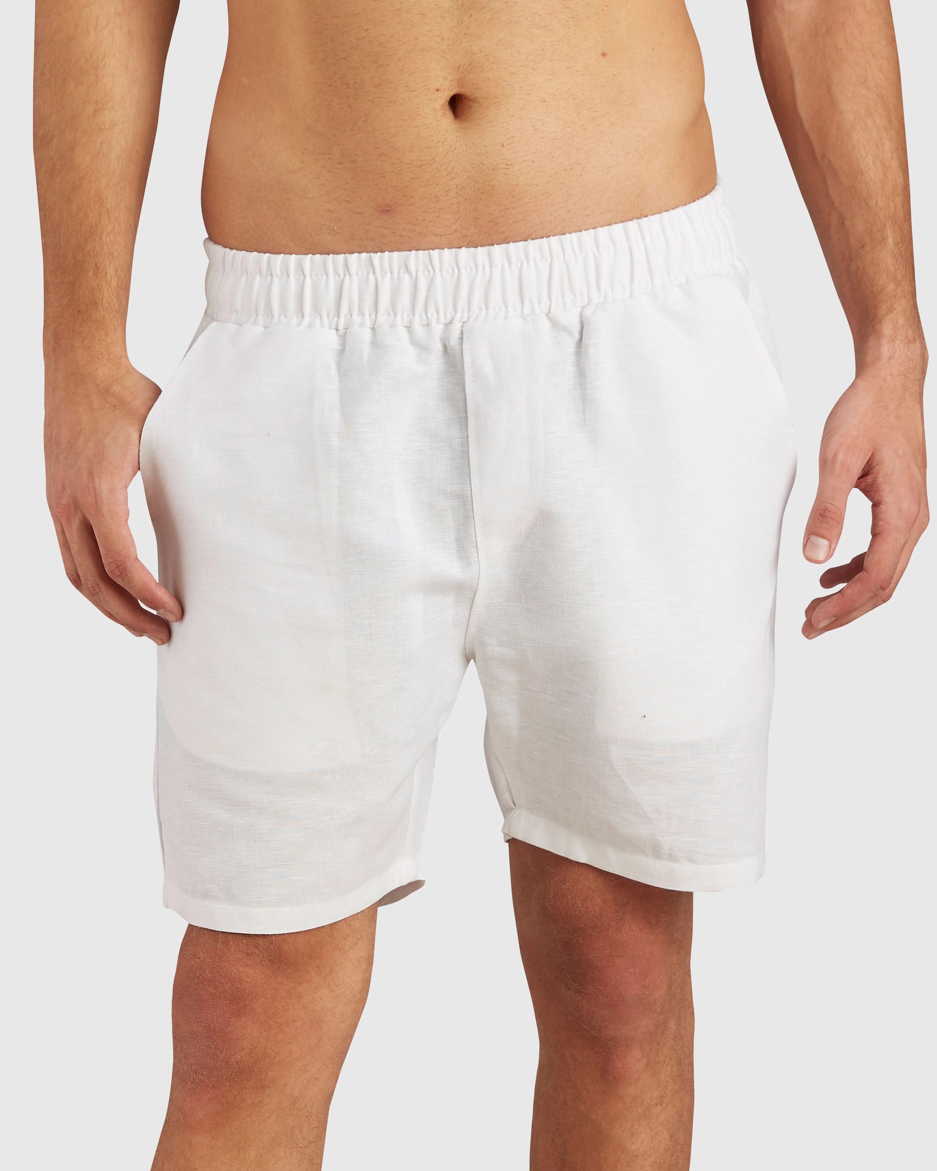 Men Linen Shorts