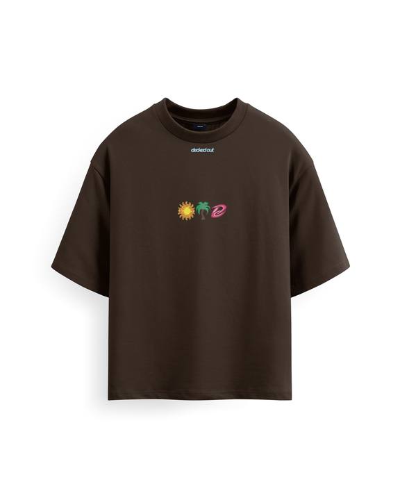 Sundown Tee in Brown