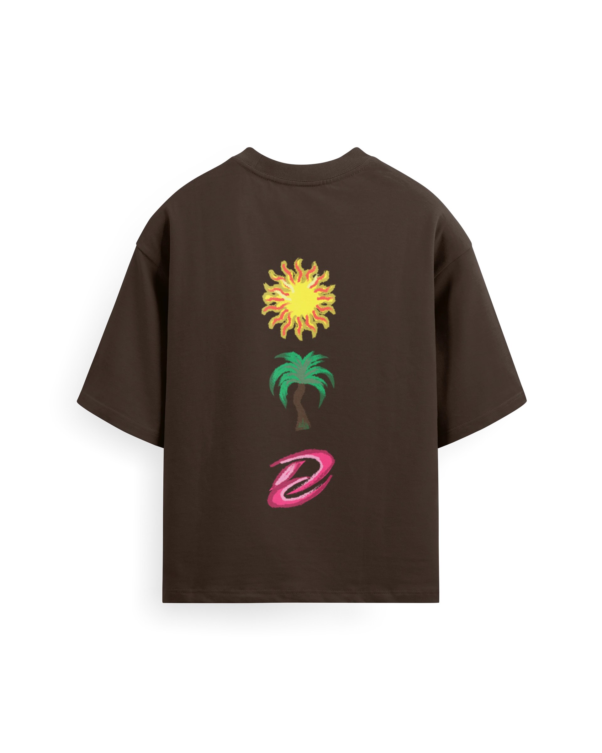 Sundown Tee in Brown