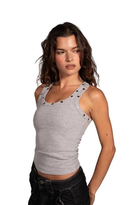 DO Stud Tank in Grey