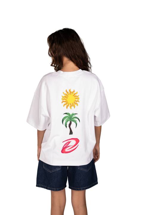 Sundown Tee in White
