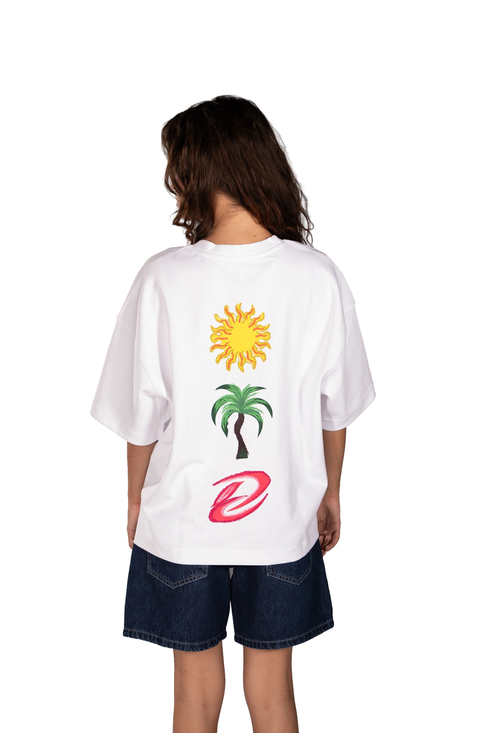 Sundown Tee in White