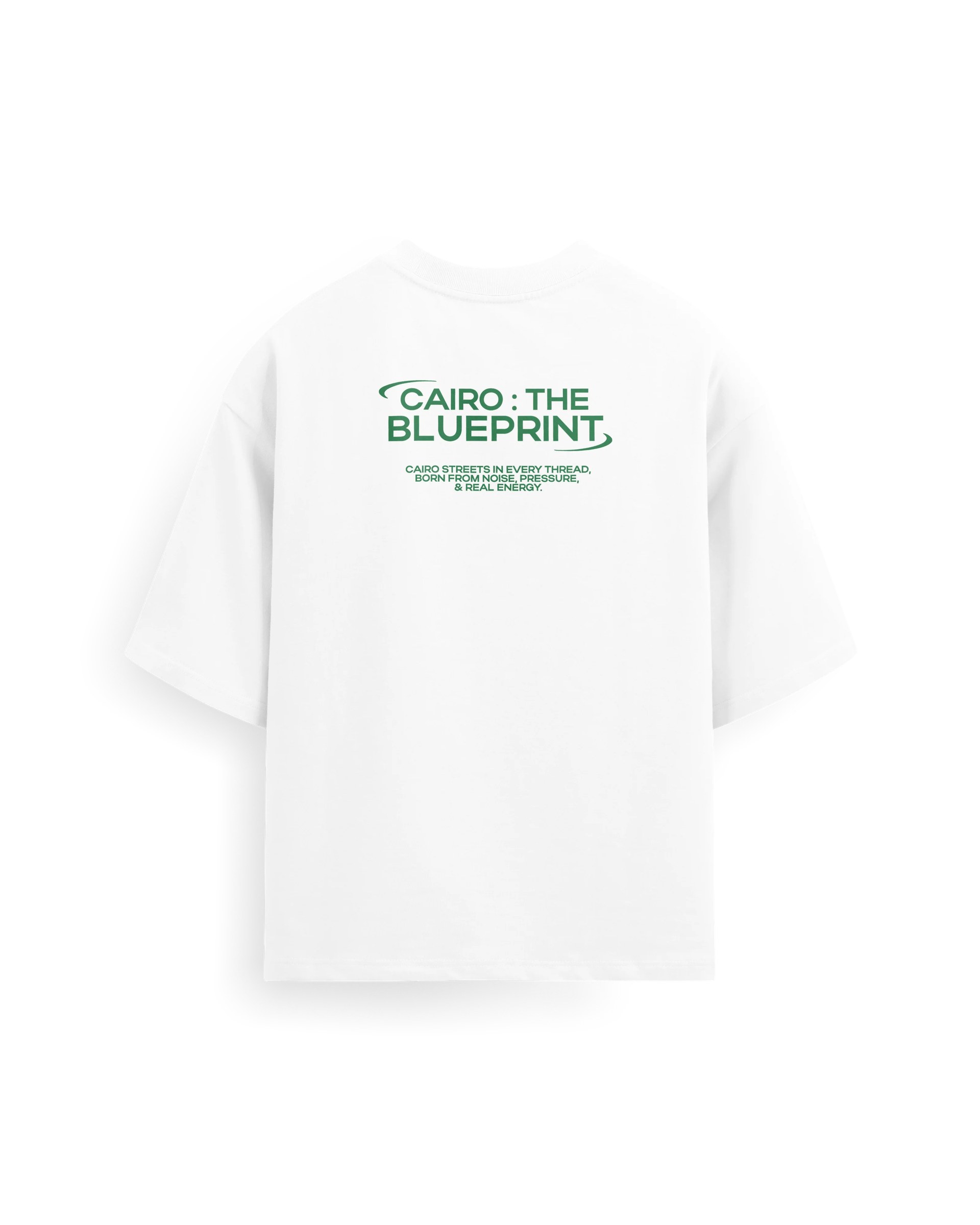 Cairo Blueprint Tee in White