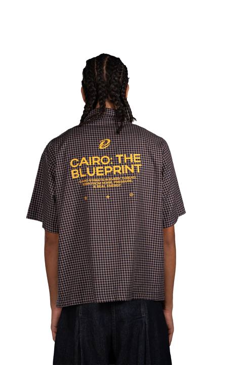 Cairo Blueprint Shirt in Navy