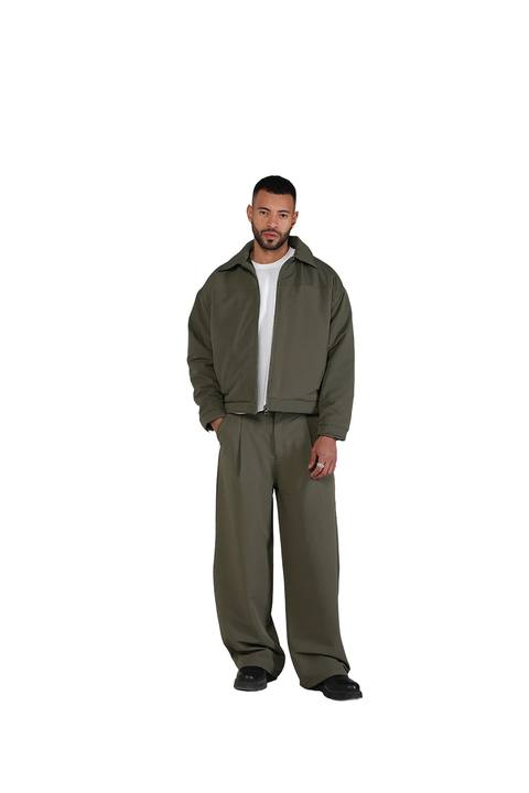 Twin Line Jacket in Olive