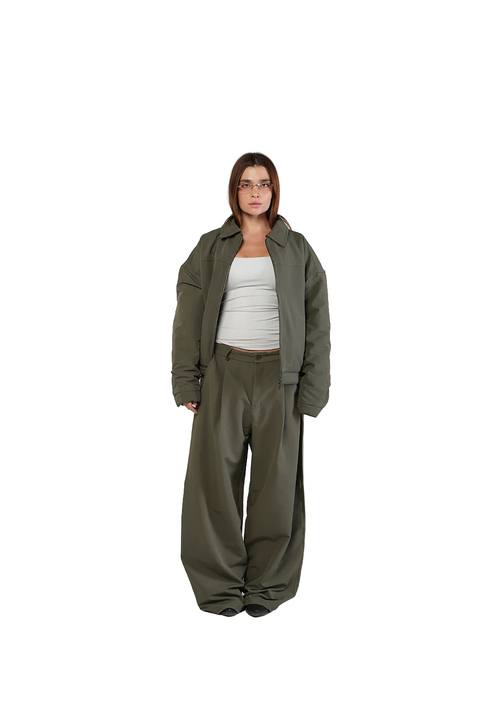 Twin Line Jacket in Olive