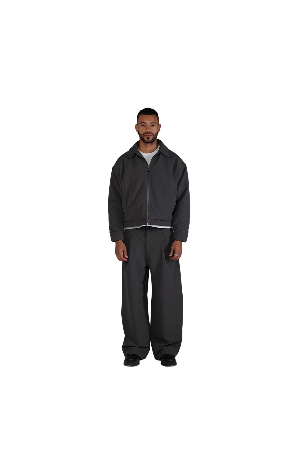 Twin Line Jacket in Grey