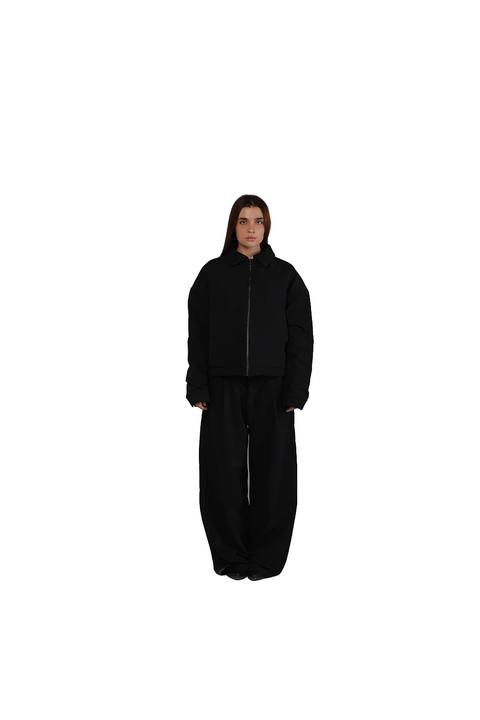 Twin Line Jacket in Black