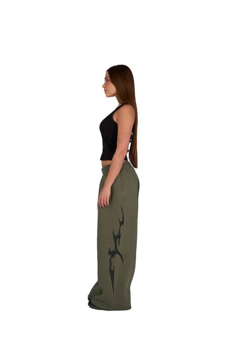Off-Duty Joggers in Olive