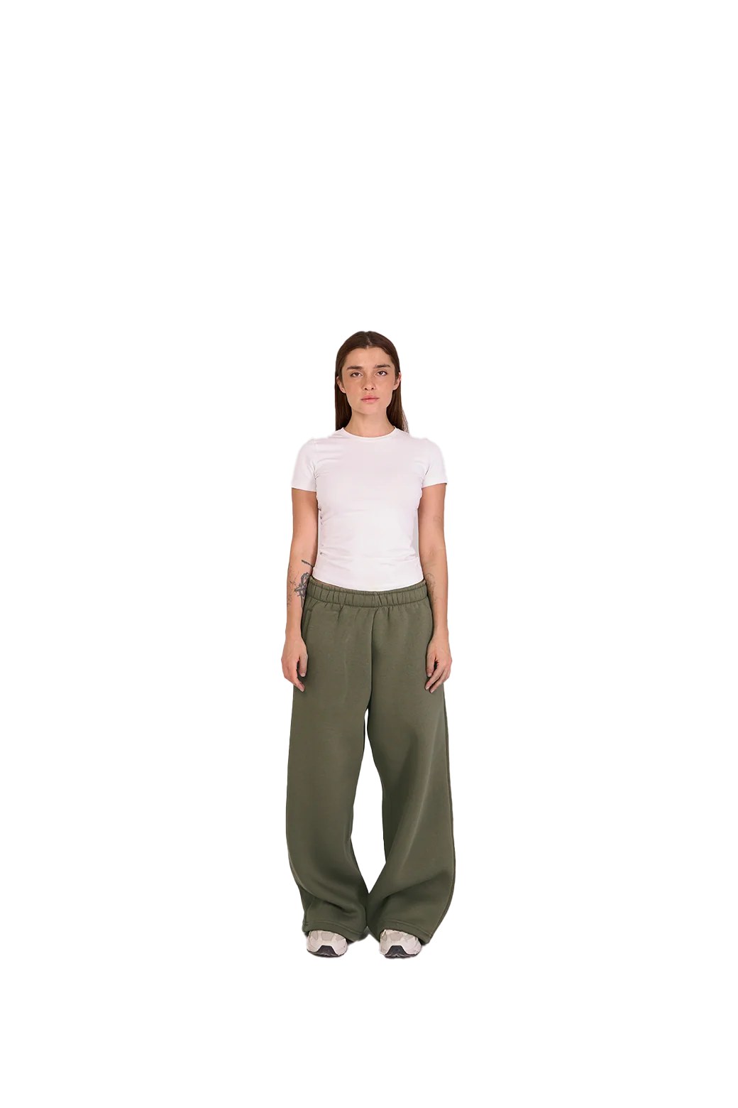 Layback Joggers in olive