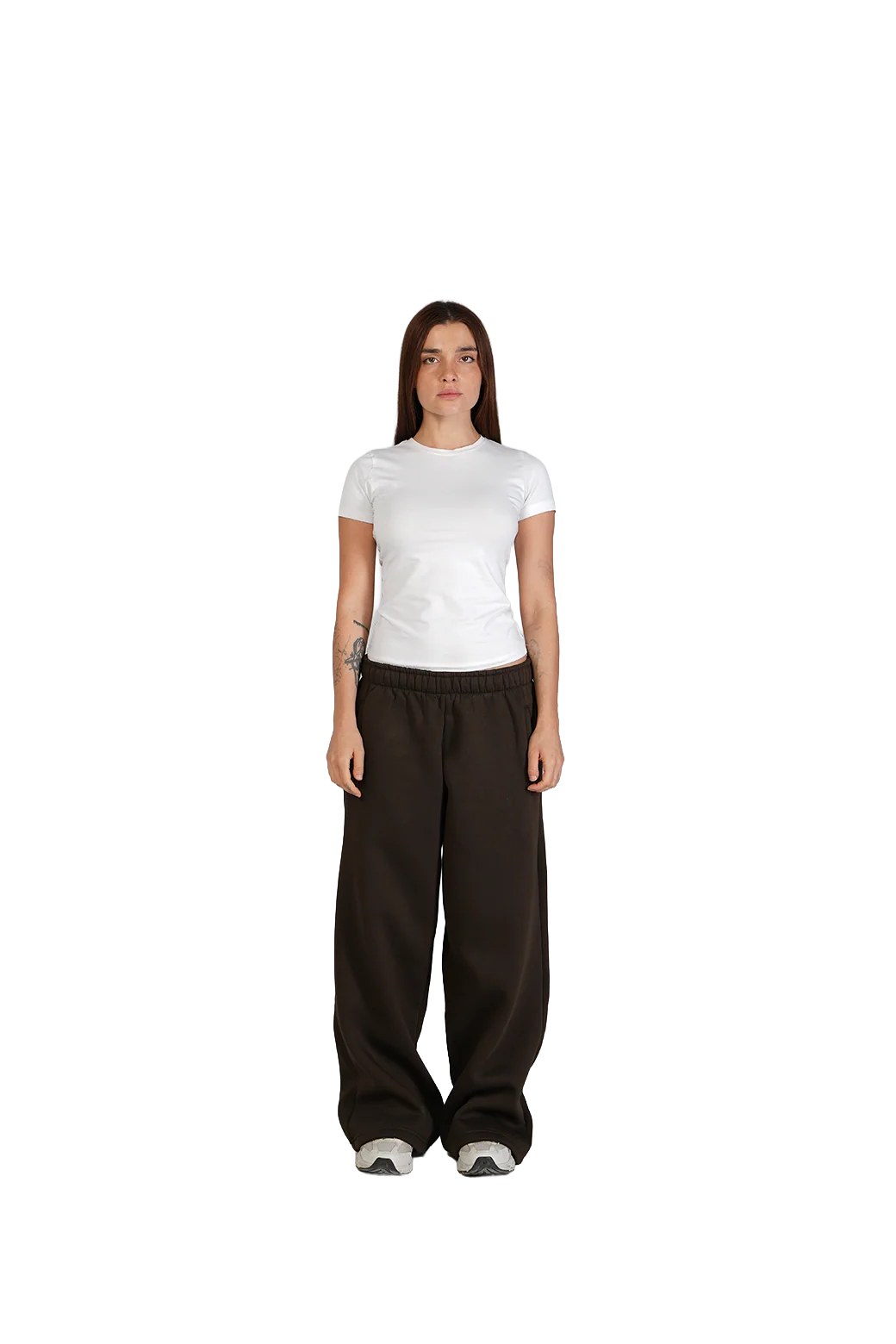 Layback Joggers in Brown