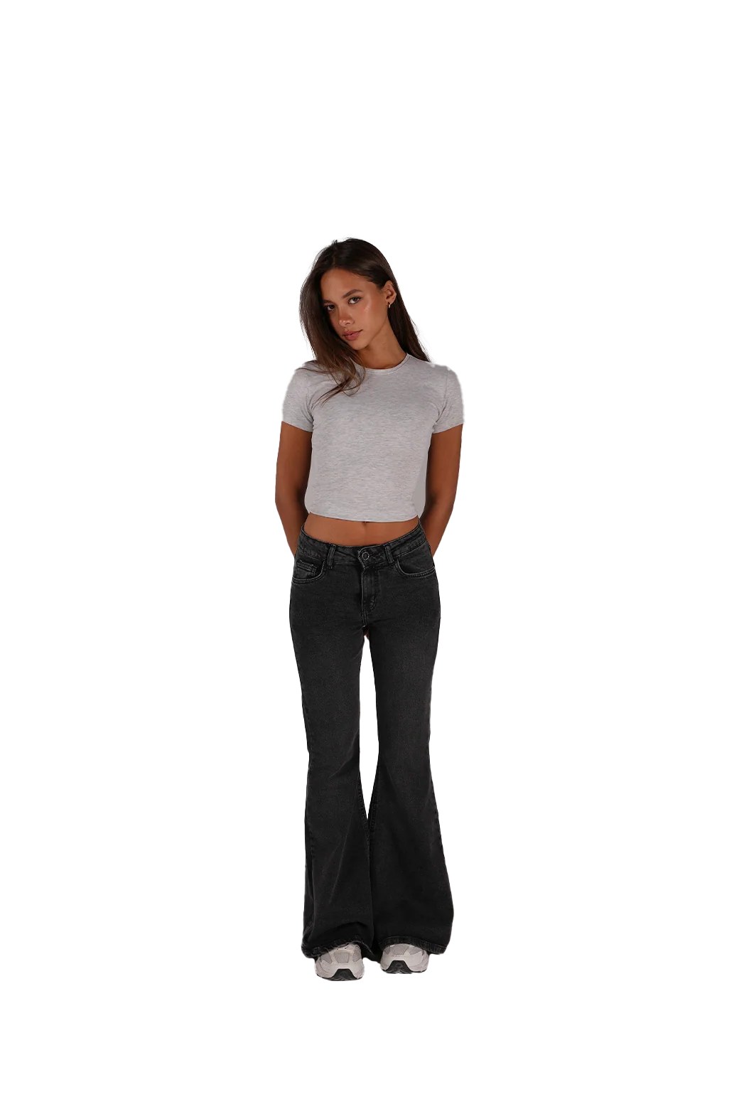 Hot Girl Denim in Grey