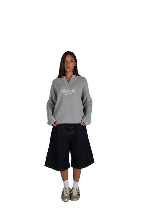 Aime Toi Knit in Ash Blue