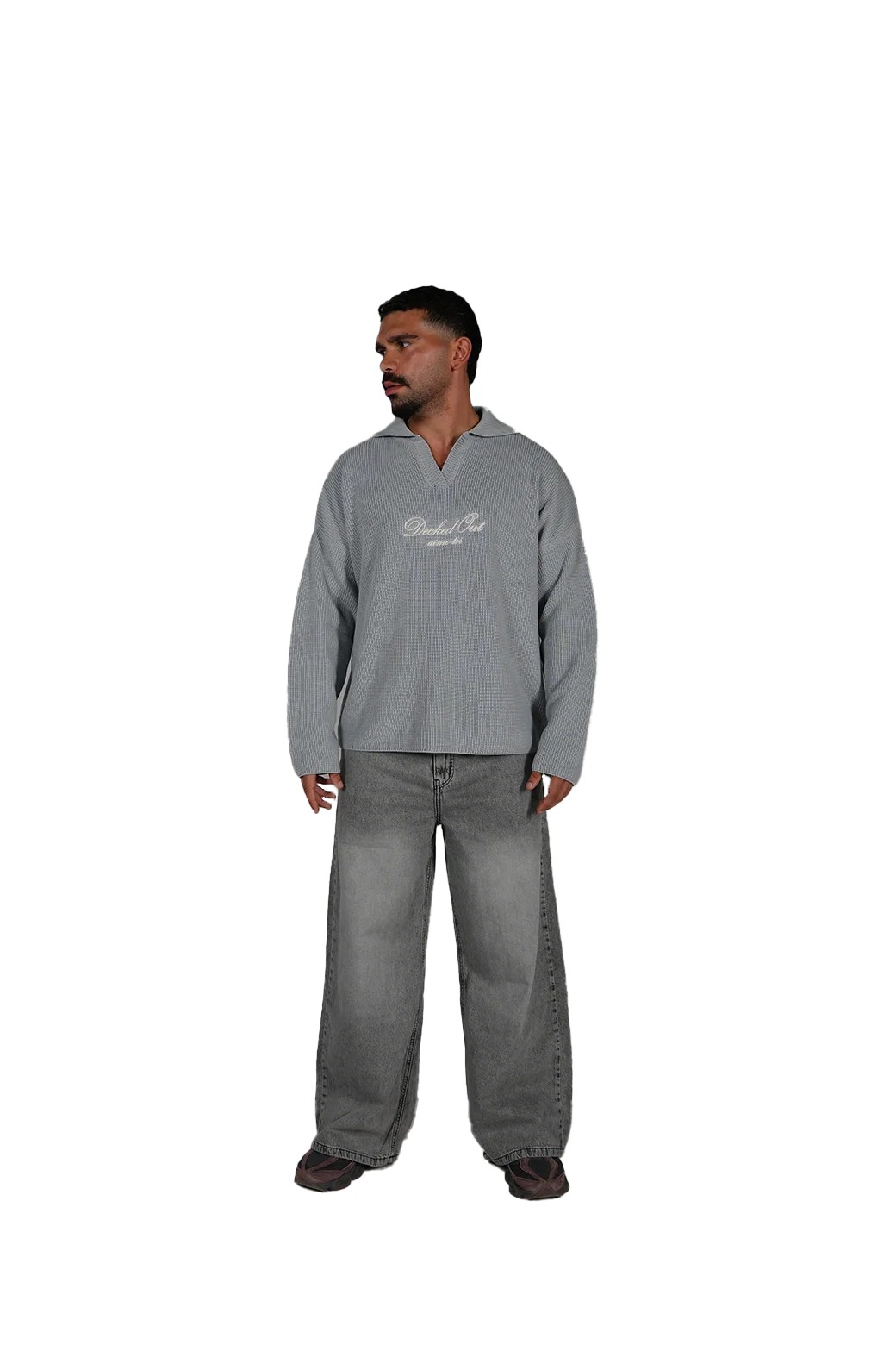 Aime Toi Knit in Ash Blue
