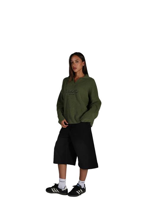 Aime Toi Knit in Olive