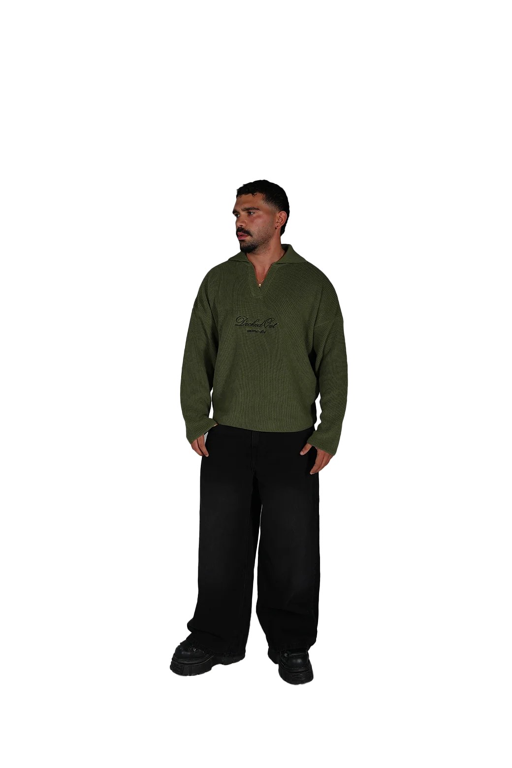 Aime Toi Knit in Olive