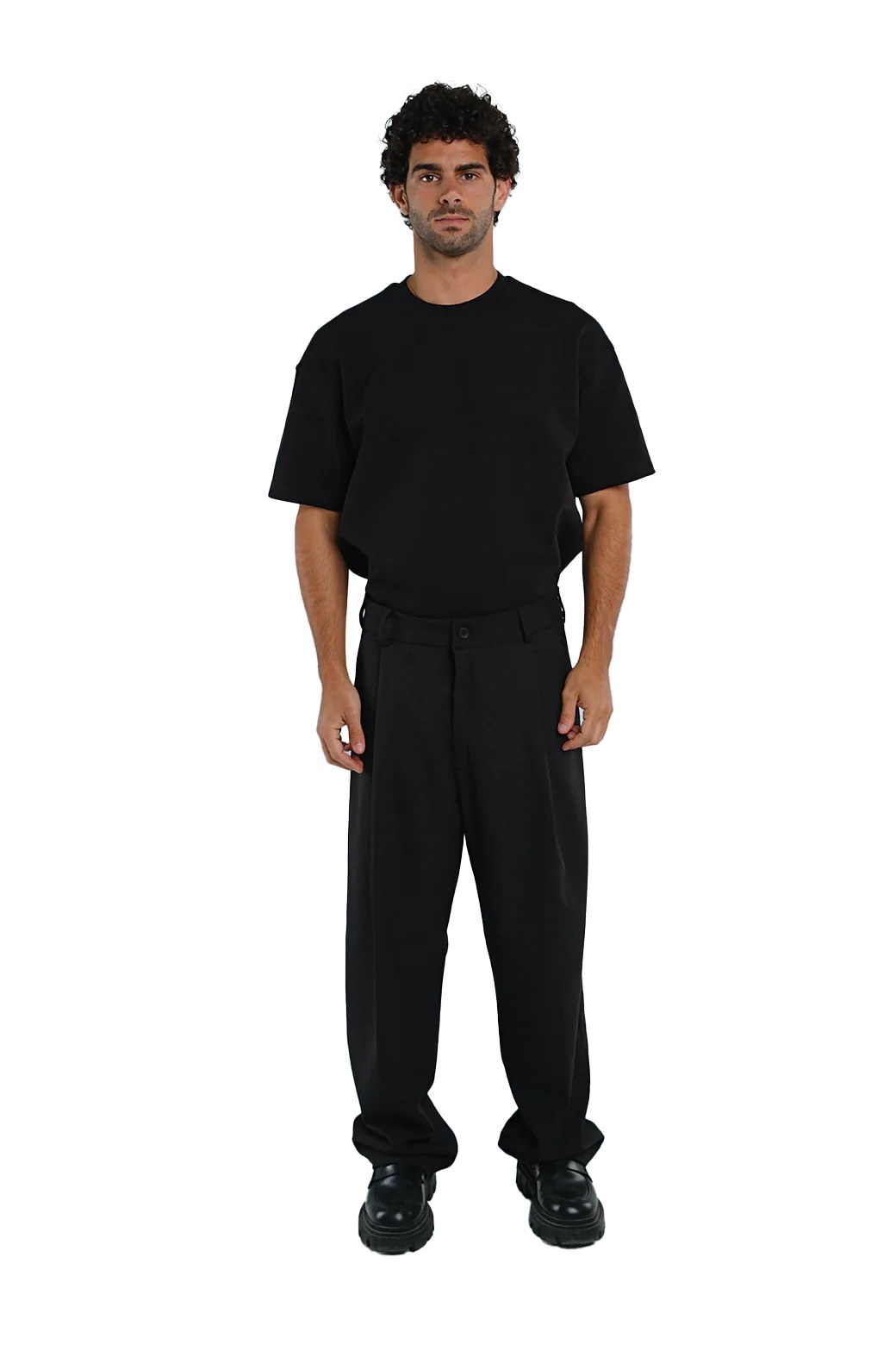 Pleatline Pants in Black