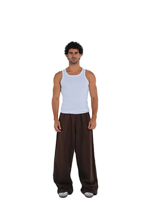 Layback Joggers in Brown